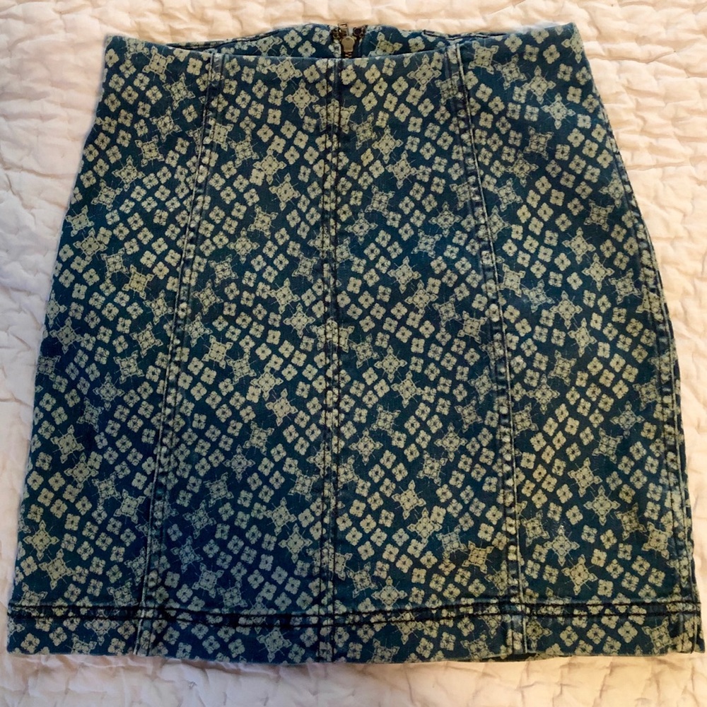 FREE PEOPLE MODERN FEMME MINI SKIRT
